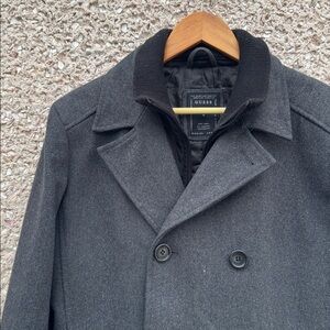 Guess Pea Coat with Interior Luxe Lining with Collar